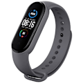 Pikkukuva 2 / 5: Tummanharmaa Tummanharmaa yhteensopiva Xiaomi Mi Band 6 (ca8856) Silikoni Ranneke