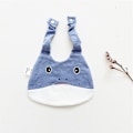 Miniatyrbilde 4 av 5: Dame falsk krage Avtakbar halv Bib Bomull Forkle Waterp Chicken Blue Dot