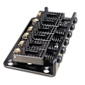 Miniatyrbilde 4 av 5: 69mm Fast Hardtail Sadel Bro Topplasting for Elektrisk Gitar Deler Svart