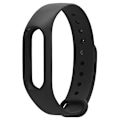 Miniatyrbillede 2 af 5: Sort Sort Silikone Urrem kompatibel med Xiaomi Mi Band 2