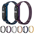 Miniatyrbilde 4 av 4: Rose Gold Rose Gold kompatibel med Xiaomi Mi Band 6 / 5 / 4 / 3 Rustfritt Stål Klokkereim