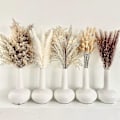 Miniatyrbilde 2 av 5: 110 stk. Pampasgress Boho Dekor Tørket Gress Bukett Harehaler Tørkede Blomster Bukett Bryllupsdekor