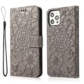 Fodral för iPhone 15PROMAX grå 3D-präglad Soft-Touch Magnetisk Mode