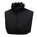 Miniatyrbilde 1 av 4: Dame falsk krage Avtakbar halv All-Match Blondebluse St S Black