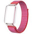 Miniatyrbillede 2 af 5: Hibiscus Pulver Hibiscus Pulver PC Etui + Nylon Loop Rem kompatibel med Xiaomi Mi Band 7 Pro