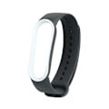 Miniatyrbillede 1 af 2: Sort Hvid Sort Hvid kompatibel med Xiaomi Mi Band 5 Tofarvet Tpe Urrem
