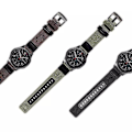 Miniatyrbillede 3 af 4: 20 mm lærredsrem, kompatibel med Garmin Venu Sq