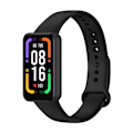 Miniatyrbillede 4 af 5: Sort Sort Silikone Urrem kompatibel med Xiaomi Redmi Smart Band Pro