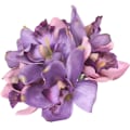 Miniatyrbillede 3 af 4: 1 Buket 7-Hoved Kunstig Blomst Orkide Hjem Hotel Bryllup Brude Borddekoration Gray-Blue##