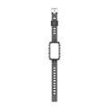 Miniatyrbillede 1 af 5: Sort Sort Transparent Silikone Urrem kompatibel med Huawei Band 7