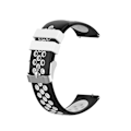 Miniatyrbilde 1 av 5: Svart Hvit Svart Hvit kompatibel med Huawei Watch 3 / 3 Pro Silikonklokkereim