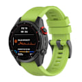 Miniatyrbild 1 av 5: Grönt silikonarmband kompatibelt med Garmin Fenix 7x