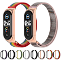 Miniatyrbillede 4 af 4: Ming Huang Ming Huang kompatibel med Xiaomi Mi Band 6 / 5 / 4 / 3 Nylon Urrem