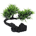 Miniatyrbillede 2 af 2: Kunstig Plante Sushi Sashimi Fad Dekoration Falsk Træ Dekoration Bordpynt