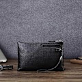 Miniatyrbild 3 av 5: Herr Läder Casual Clutch Läder Smart Stöldskydd & Anti-Förlorad Myntväska