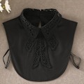 Pikkukuva 1 / 5: Naisten tekoviulus irrotettava aluspaita ontto pitsi L Black bubble collar