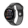 Miniatyrbillede 5 af 5: Sort Grå Sort Grå kompatibel med Huawei Watch 3 / 3 Pro silikone urrem