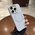 Kotelo iPhone 17 Pro Max Liquid Silicone Magnetic Silicone Blue Noz25159