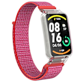 Miniatyrbillede 3 af 5: Hibiscus Pulver Hibiscus Pulver PC Etui + Nylon Loop Rem kompatibel med Xiaomi Mi Band 7 Pro