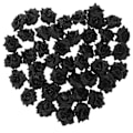 Miniatyrbilde 1 av 4: 50 stk. Blå Kjole Bryllup Blomstrende Roser Kunstige Rose Blomster Silke Rose Blomster Silke Blomsterhoder Håndverk