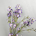 Miniatyrbillede 1 af 6: Kunstige blomster Delphinium Bryllup Hjem Indretning Fake Blomster 2-Gren Larkspur Hyacint Light purple