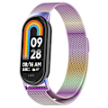 Miniatyrbilde 1 av 5: Fargerik metallklokkereim kompatibel med Xiaomi Mi Band 8