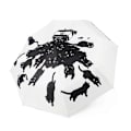 Miniatyrbillede 3 af 5: Automatisk Kat Mønster 3-Foldbar Paraply Kvinde Mænd Paraplyer Foldbar Solparaply Beskyttelse Og Ultraviolet Beskyttelse Parasol Automatic umbrella