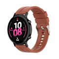Pikkukuva 5 / 5: Oranssi Oranssi yhteensopiva Huawei Watch Gt 2 42mm kellonrannekkeen kanssa hopeisella soljella