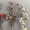 Miniatyrbillede 2 af 5: Tørrede Ginkgo Grene Nordiske Kunstige Blomster til Borddekoration white