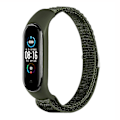 Miniatyrbilde 1 av 5: Grønn Nylon Loop Klokkereim kompatibel med Xiaomi Mi Band 3 / 4 / 5 / 6 / 7