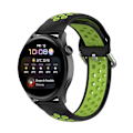 Miniatyrbillede 5 af 5: Sort Limegrøn Sort Limegrøn kompatibel med Huawei Watch 3 / 3 Pro silikone urrem