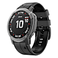 Miniatyrbillede 1 af 5: Carbon Ash   Sort Carbon Ash   Sort Silikone Sportsurrem kompatibel med Garmin Epix Gen2