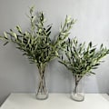Miniatyrbillede 2 af 6: Kunstige olivengrene med falske frugter, realistiske blade til boligindretning, indendørs planter, Boho-stil Long branched olives