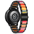 Miniatyrbillede 5 af 5: Sort Farve Sort Farve Metal Tre Perler + Resin Rem kompatibel med Huawei Watch Gt 3 42mm / Watch Gt 2 42mm