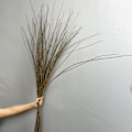 Miniatyrbild 3 av 5: Konstgjorda videkvistar Heminredning Torkade kvistar Grönska Blomsterarrangemang Dragon Willow Green