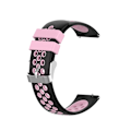 Miniatyrbillede 1 af 5: Sort Pink Sort Pink kompatibel med Huawei Watch 3 / 3 Pro silikone urrem