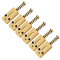 Miniatyrbilde 1 av 5: 6 stk. Roller Saddle Bridge Strengesadler for Elektrisk Gitar Gull