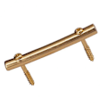 Miniatyrbillede 1 af 5: 3x Længde 45/52mm Elektrisk Guitar Hoved Strengeholder Bar 45mm Gylden