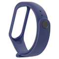 Miniatyrbild 3 av 5: 2-i-1 Silikonarmband med TPU-skärmskydd kompatibelt med Xiaomi Mi Band 4 (Svart)