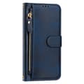 Etui til iPhone 16 blå Plain Doka lynlås Wallet med kortholder Wallet med kortholder