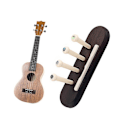Pikkukuva 3 / 5: 1 Setti Ukulele-tallaa Satula Ukulele-tarvikkeet Ukulele-osasarjat Mutteritarvikkeet