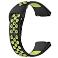 Miniatyrbillede 3 af 5: Sort Lime Sort Lime Silikone Urrem kompatibel med Redmi Watch 3 Lite / Watch 3 Active