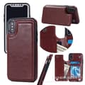 Etui til iPhone 13 Pro brun Flip Lommebok med Kortholder