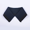 Miniatyrbilde 1 av 5: Dame falsk krage Avtakbar halv Vinter Strikketråd Ant Dark blue rib one size unisex