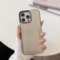Etui til iPhone 16pro Guld litchi mønster kort Pebbled læder tekstur Wallet med kortholder