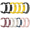 Miniatyrbild 4 av 5: Svart Mijobs Marin Silikon Andningsbart Armband kompatibelt med Xiaomi Mi Band 8