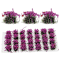 Miniatyrbild 1 av 2: 1 Låda DIY Miniatyr Blomsterkluster Falska Blommor Vegetationsgrupp för Järnväg Landskap