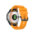 Pikkukuva 3 / 5: Meripihkan keltainen virallinen tekstuurinen ranneke, yhteensopiva Garmin Fenix 6 22mm:n kanssa