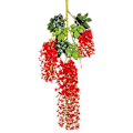Miniatyrbillede 1 af 5: Kunstig Blomst Flot Let at Vedligeholde Udsøgt Flerfarvet Kunstig Viol Blomster Ornament til Kollegieværelse Red