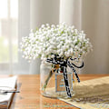 Miniatyrbillede 1 af 5: Kunstig Buket med Kunstige Blomster Gypsophila Bulk Blomst i Hvid